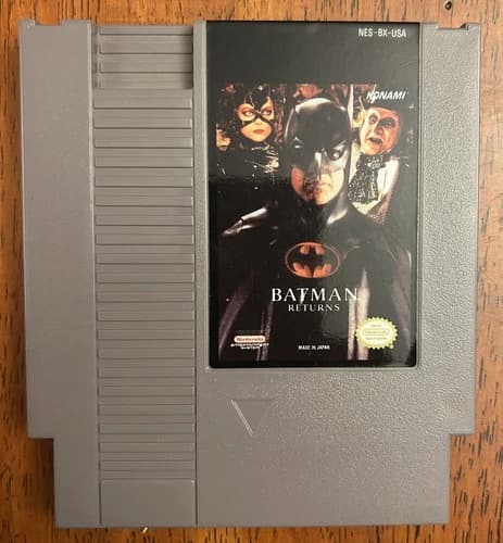 Batman Returns - NES Nintendo - tested - authentic - Konami