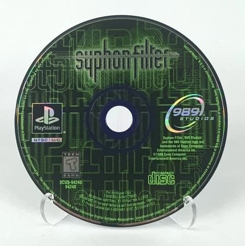 Syphon Filter - Sony PlayStation 1 (PS1) Disc Only Working/Tested With Tracking