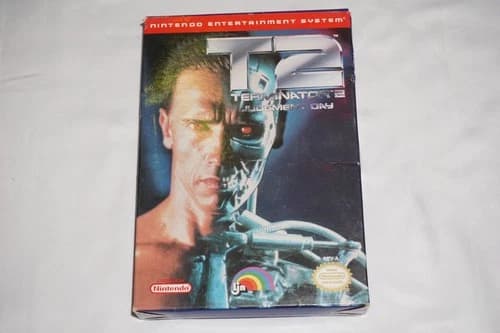 T2 Judgment Day Terminator 2 (Nintendo NES) Complete in Box w/ Reg CIB