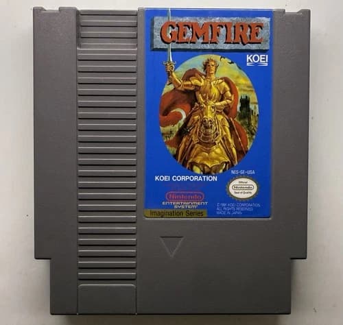 Gemfire (Nintendo Entertainment System, 1992) - Authentic - Excellent Condition