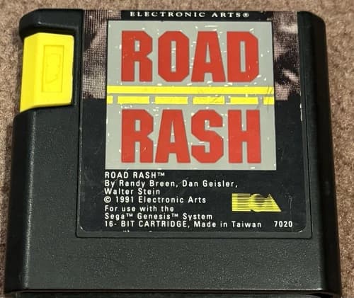 Sega Genesis Road Rash Cartridge Only (Tested And Working) Electronic Arts (P307