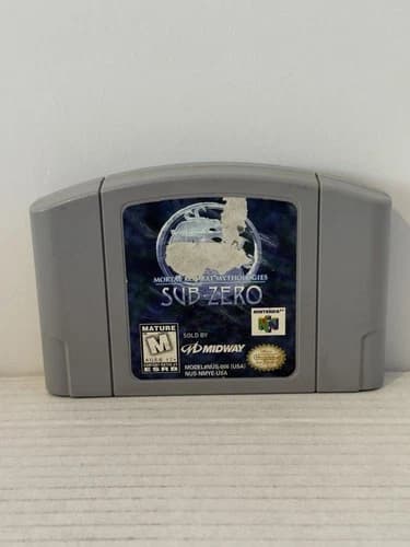 Mortal Kombat Mythologies: Sub-Zero (Nintendo 64, N64, 1997) Cart Only Tested