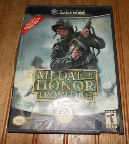 Medal of Honor: Frontline (GameCube, 2004) Complete rough case
