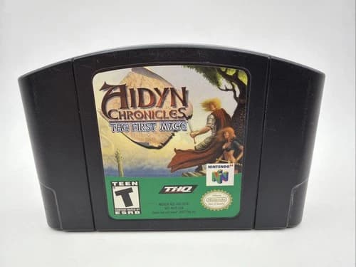Aidyn Chronicles (Nintendo 64 N64, 2001) Authentic Cart Only Working