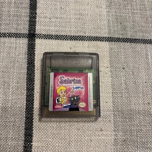 Nintendo Game Boy Color Sabrina The Animated Series Zapped! 2000