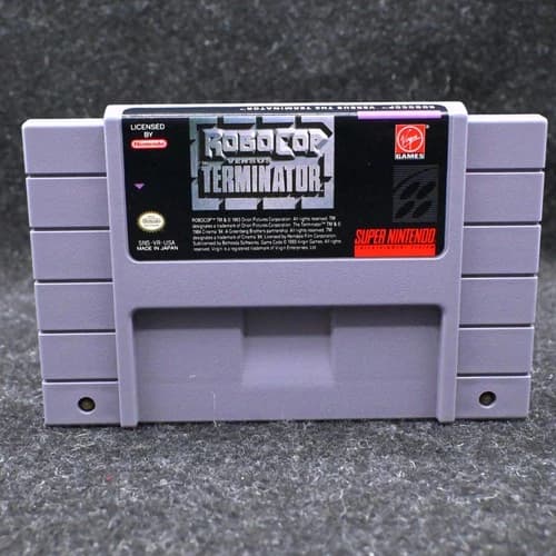 RoboCop vs. The Terminator (Super Nintendo Entertainment System, 1993) Cart Only