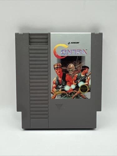 Contra (Nintendo NES, 1988) Cartridge Only TESTED