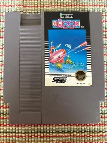 Sqoon NES Cart Game for Nintendo Cleaned and Tested Great working