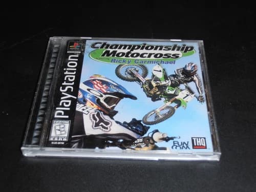 Championship Motocross Featuring Ricky Carmichael (Sony PlayStation 1, 1999) CIB
