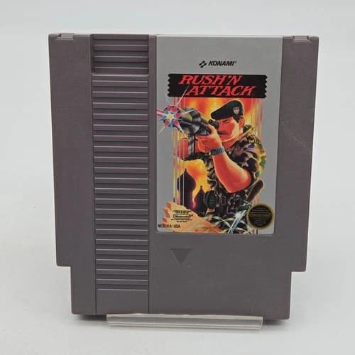 Rush'n Attack (Nintendo NES, 1987) Authentic Cartridge Tested & Working