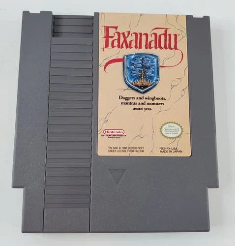 Faxanadu (Nintendo Entertainment System, NES, 1989) Cart Only - TESTED