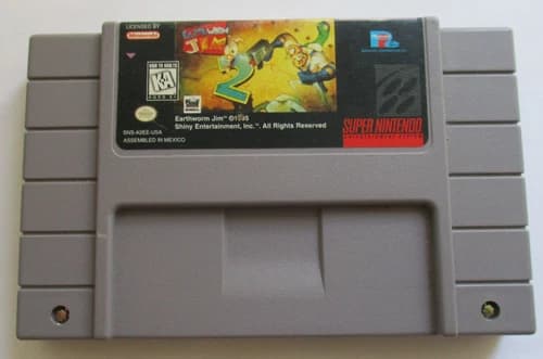 EARTHWORM JIM 2 Super Nintendo SNES Authentic