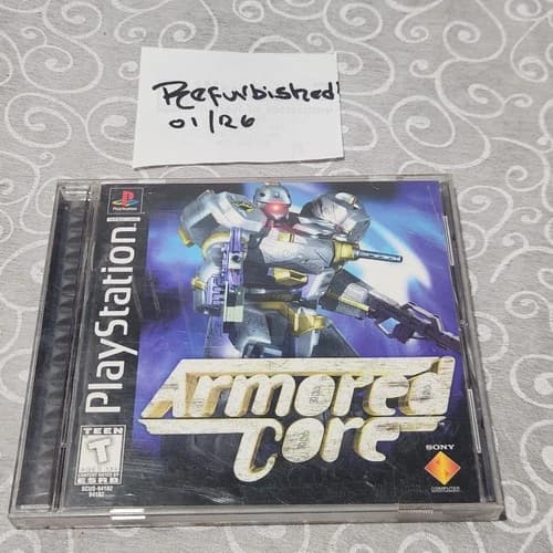 Armored Core Sony PlayStation PS1 1997 Black Label Mecha Action FromSoftware