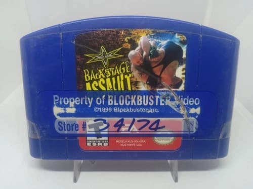 WCW Backstage Assault (Nintendo 64, 2000) N64