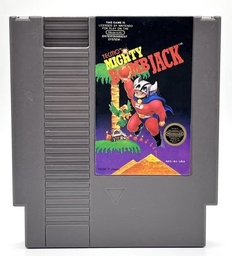 Mighty Bomb Jack (Nintendo | NES) Retro | Vintage Video Game - Tested