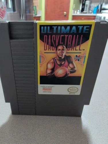 Nintendo NES Ultimate Basketball Tested Combine Ship