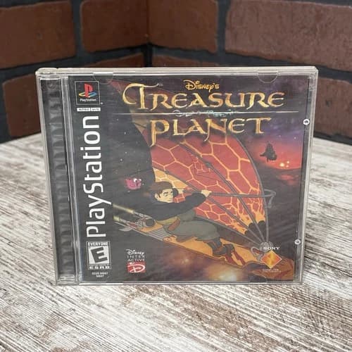 Disney's Treasure Planet PS1 (SONY PlayStation 1) 🔥CIB Complete —FAST SHIPPING!