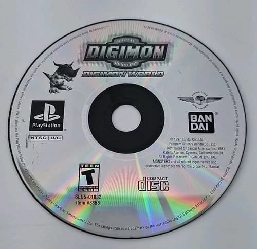 Digimon World (Sony Playstation 1 PS1 2000) Disc only Tested And Working