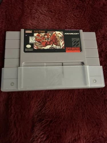 Square Soft Super Nintendo Secret of Evermore NTSC-U/C Game Cartridge With Cover