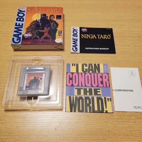 "Ninja Taro GB CIB NA Version Rare"