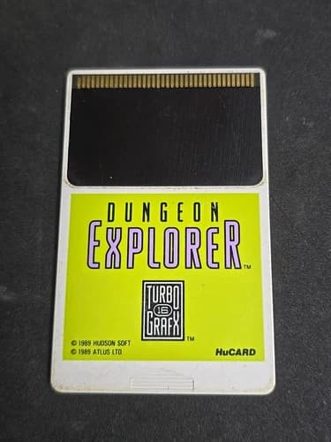 DUNGEON EXPLORER - TurboGrafx-16 TG16 - Tested - Authentic Hucard Only