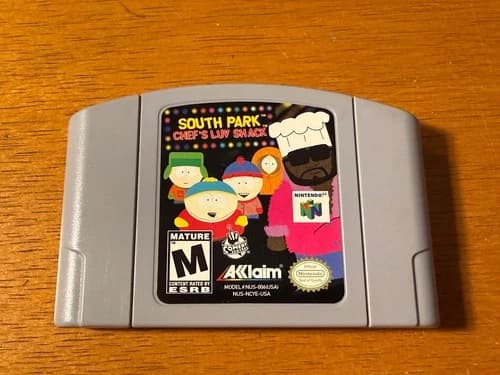 South Park Chef's Luv Shack (Nintendo 64 N64, 1999) AUTHENTIC **FREE SHIPPING**