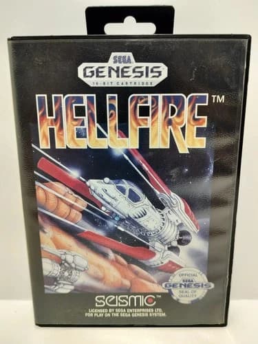 Hellfire (Sega Genesis, 1990) CIB tested see video