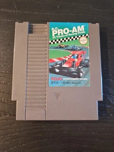 R.C. Pro-AM (Nintendo NES) Video Game - Used - Works Great