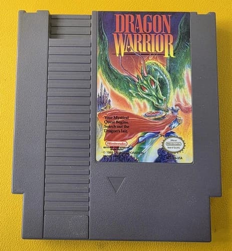 Dragon Warrior (1989) Nintendo Entertainment System Cartridge Tested And Working
