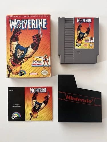 Wolverine Nintendo NES (1991) Complete In Box CIB