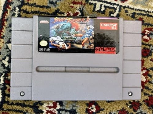 Capcom Super Street Fighter II 2 1993, Super Nintendo SNES, Tested Working