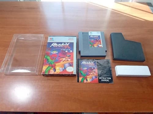 CIB Abadox: The Deadly Inner War (Nintendo NES, 1990) Complete *TESTED*