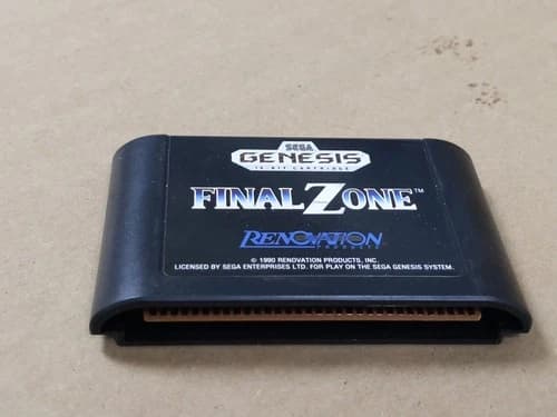 Final Zone Sega Genesis Cartridge Only