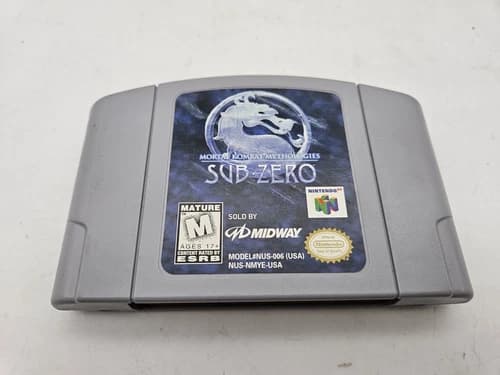 Mortal Kombat Mythologies: Sub-Zero (Nintendo 64, N64, 1997) Authentic Tested