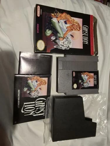Ghost Lion (NES Nintendo) Complete CIB Box Manual Very RARE