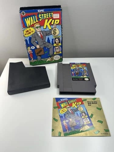 Wall Street Kid (Nintendo Entertainment System, 1990) NES Complete W/ Manual