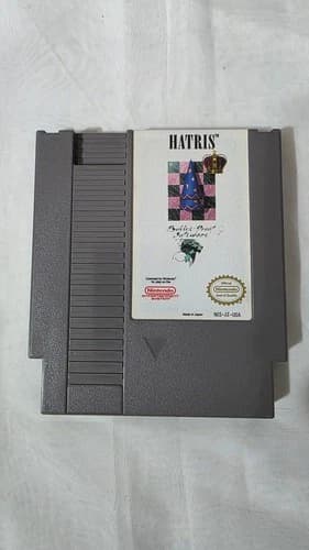 Hatris Nintendo NES Game Cartridge Only - Tested and Working