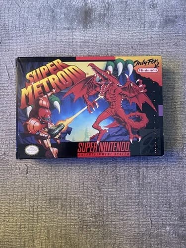 Super Metroid SNES Super Nintendo CIB including Manual and inserts.