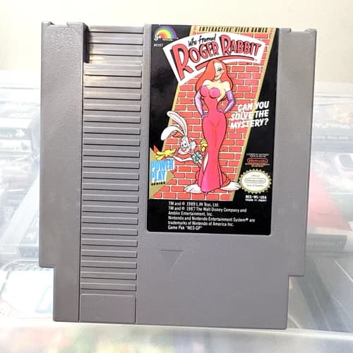 Who Framed Roger Rabbit Nintendo NES Tested Authentic Fast Shipping