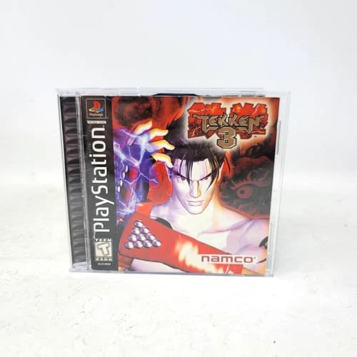 Tekken 3 PS1 (Sony PlayStation 1, 1998) CIB Complete W/ Reg Card Tested Working