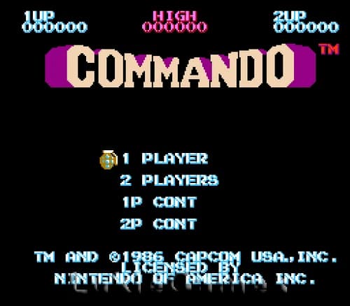 Commando - Fun NES Nintendo Game
