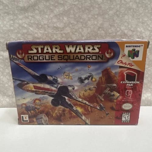 Star Wars: Rogue Squadron (Nintendo 64 N64, 1998) Authentic CIB Great Shape!