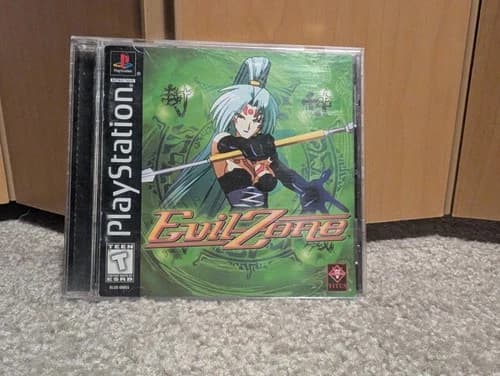 Evil Zone (Sony PlayStation 1, 1999) - Box, Manual, Game Disc
