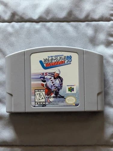 Wayne Gretzky's 3D Hockey '98 N64 Game Cartridge