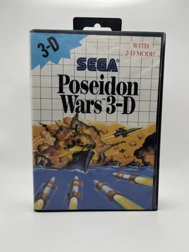 Poseidon Wars 3-D (Sega Master System, SMS) CIB