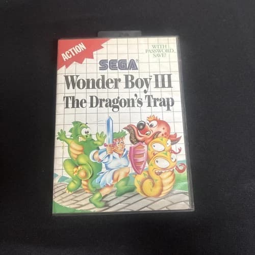 Wonder Boy III: The Dragon's Trap - Sega Master System - Complete In Box