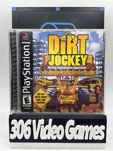 Dirt Jockey Heavy Equipment Operator Sony PlayStation 1 PS1 Game CIB
