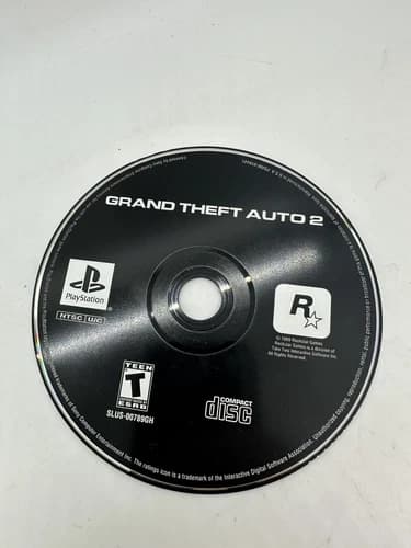 Grand Theft Auto 2 (Sony PlayStation 1 PS1, 2001) Disc Only *TESTED*