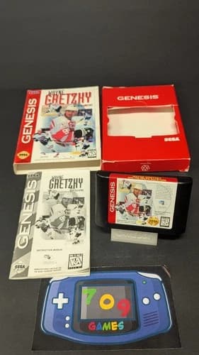 Wayne Gretzky and the NHLPA All-Stars (Sega Genesis, 1995) CIB COMPLETE