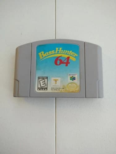 Bass Hunter 64 (Nintendo 64, 1999) Very Good TESTED WORKING Loose Cartridge N64